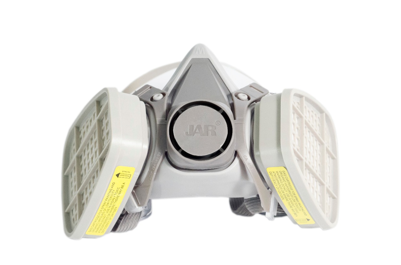 Mascara Medía Cara Siliconada Con Cartuchos Ref 1837 JAR - Equipo de protección personal | Arfeseg