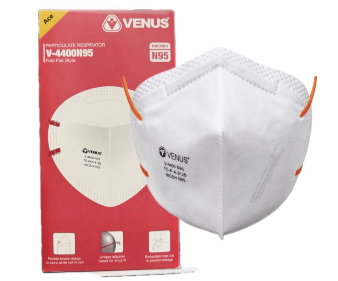 Respirador N95 Venus V-4400 - Equipo de protección personal | Arfeseg