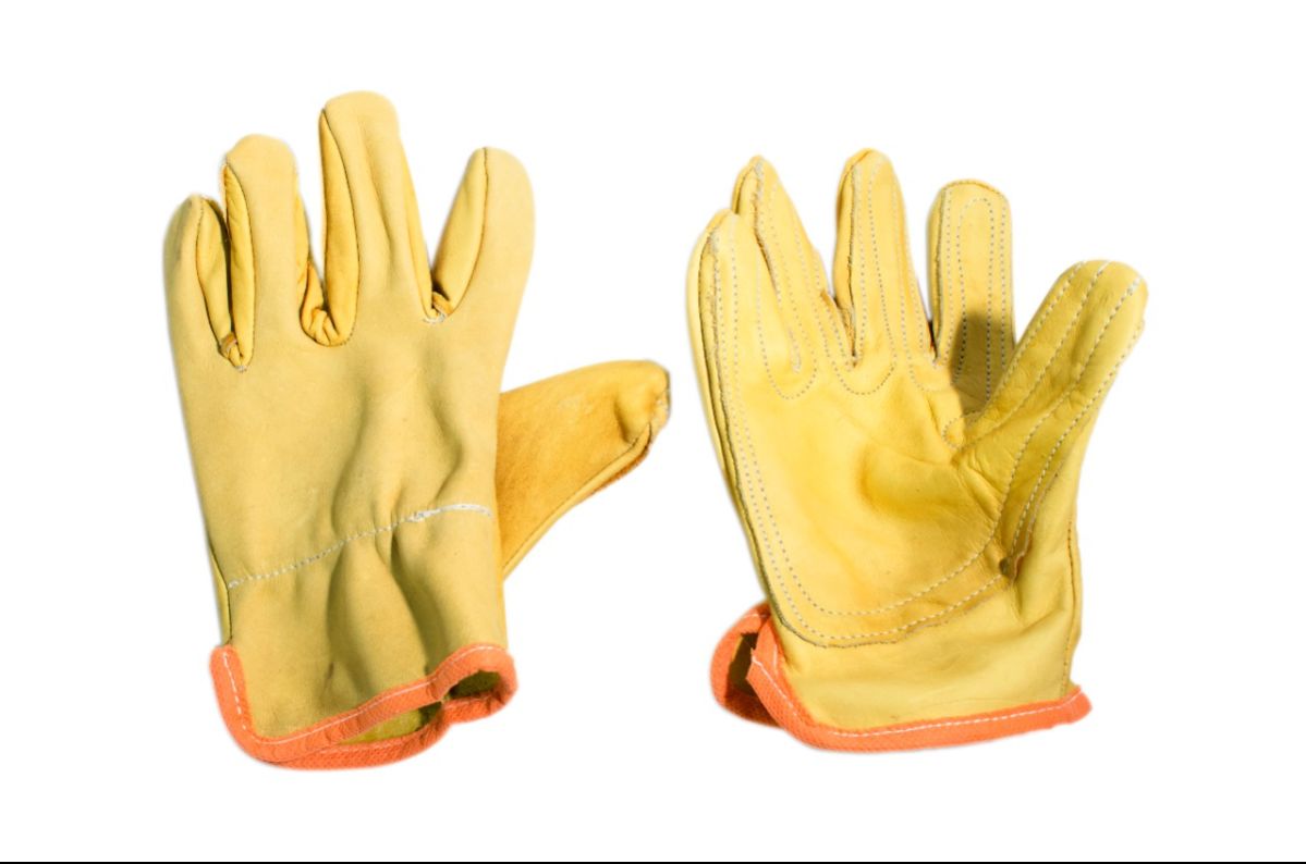 Guante Vaqueta Reforzado Externo Corto Ref 1506 MD - Equipo de protección personal | Arfeseg