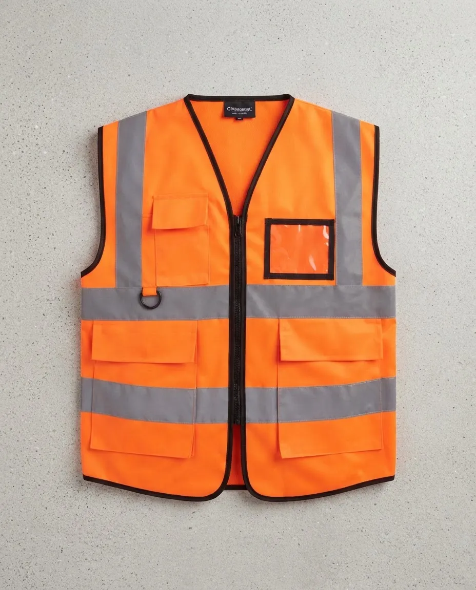 Chaleco Reflectivo De Dotación Industrial Unisex Poliéster